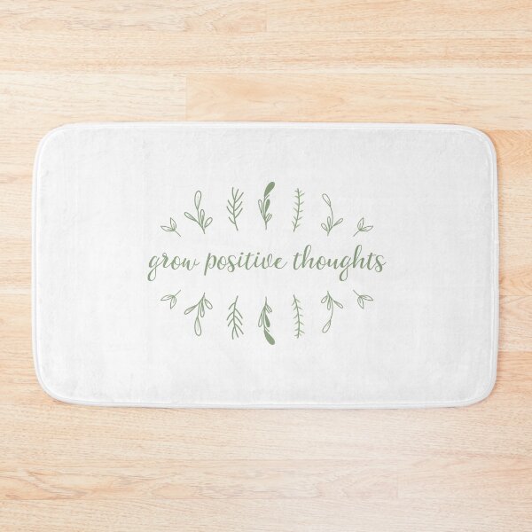 Item preview, Grow positive thoughts (green text) designed and sold by paperweight-art.