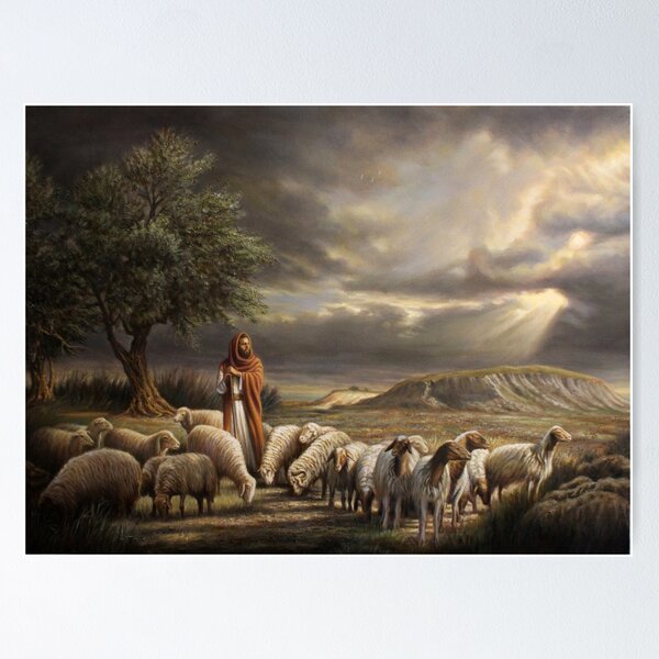 Item preview, Shepherd with Flock designed and sold by Esalazar.
