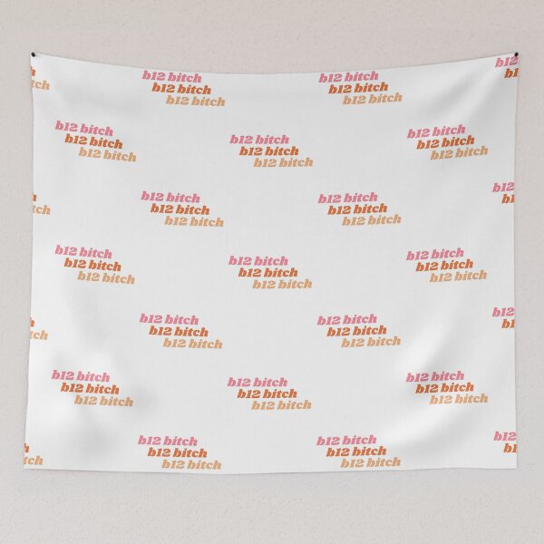 Item preview, Vitamin B12 Vegan Meme Text  designed and sold by isobelcough.