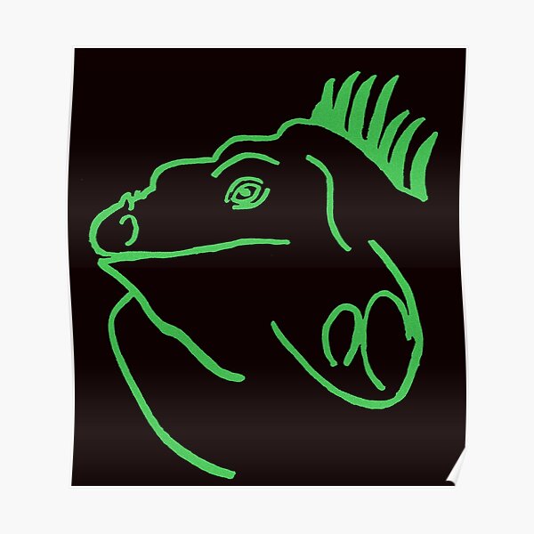 Green Iguana Poster