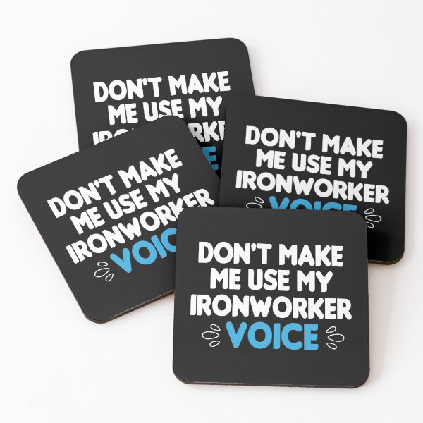 Item preview, Don't Make Me Use My Ironworker Voice :funny worlds okayest Ironworker , Funny Ironworker Gift Idea, Retirement Gift for Him, I'm A Ironwoker ,Gift Idea   designed and sold by Chamssou.