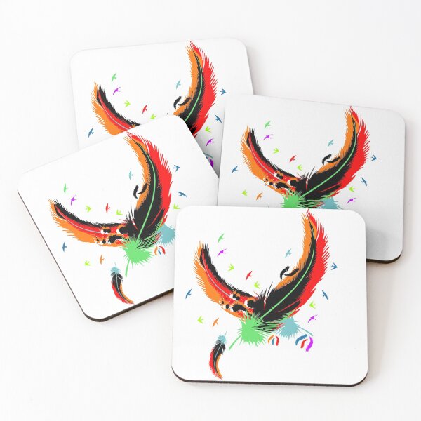 Item preview, The flying birds feather freedom design designed and sold by gideonm.