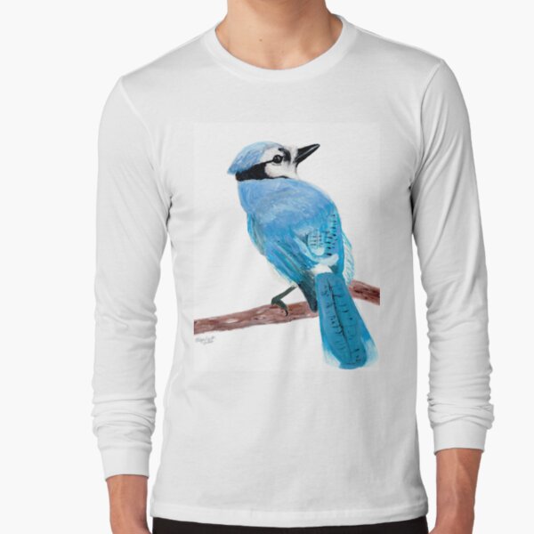 Blue Jay on Branch Kids T-Shirt for Sale by TheNativePigeon