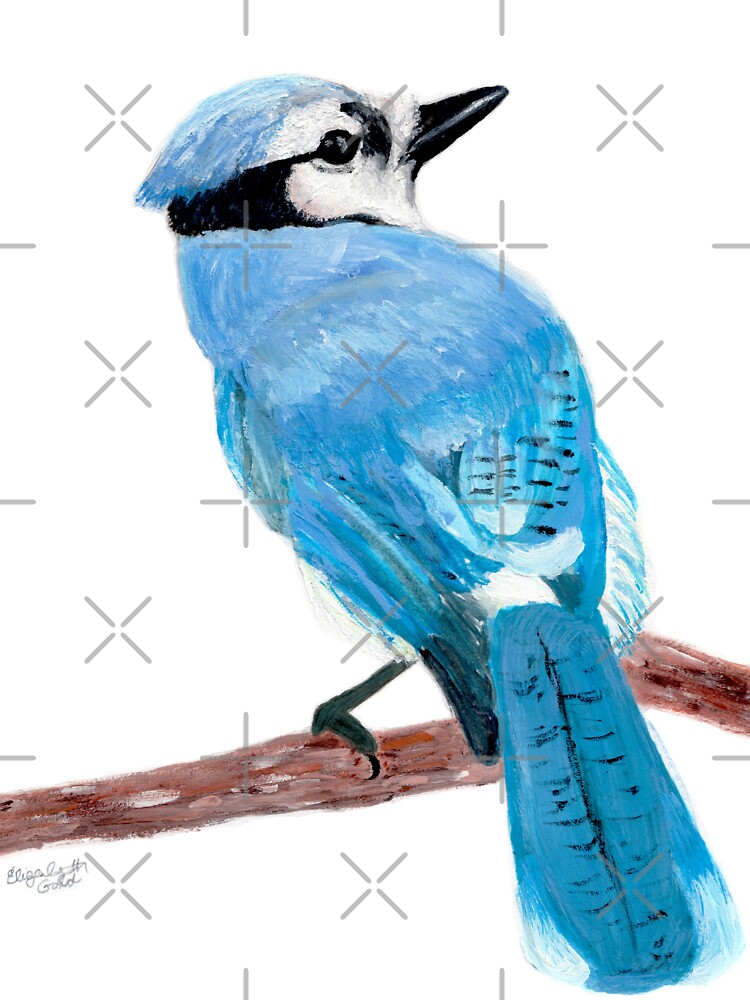 Blue Jay on Branch Kids T-Shirt for Sale by TheNativePigeon