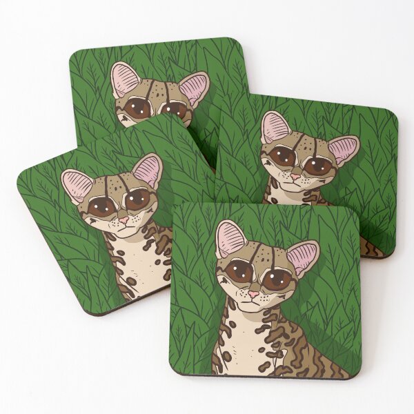 Item preview, cute wild cat, margay. designed and sold by JJadx.