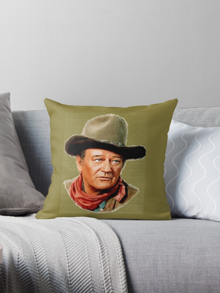 John Wayne Throw Pillow