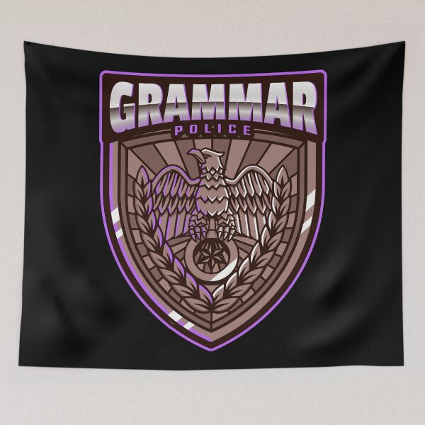 Item preview, Grammar Police Design designed and sold by Paula Helit.