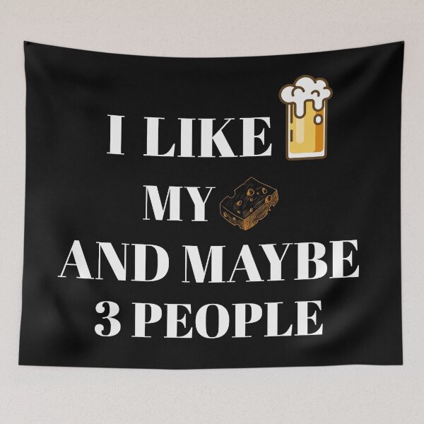 Item preview, ilke beer my cheese shirt designed and sold by Meddali.
