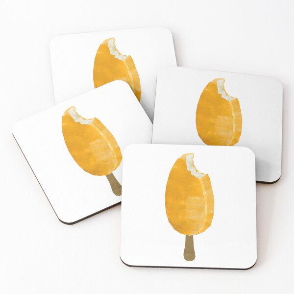 Item preview, Ice lolly - tropical orange coated vanilla designed and sold by BabbanGaelg.