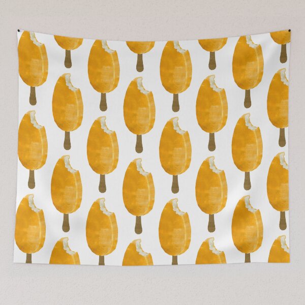 Item preview, Ice lolly - tropical orange coated vanilla designed and sold by BabbanGaelg.