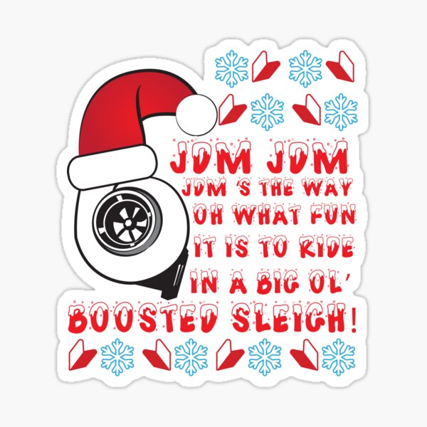 JDM Xmas Sticker