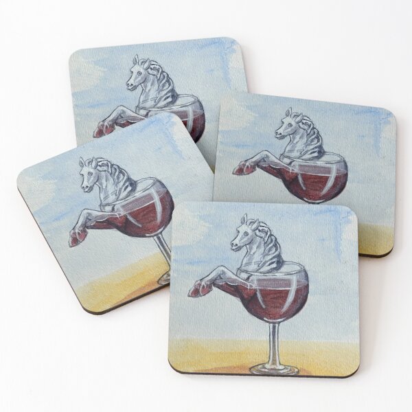 Item preview, horse wine glass designed and sold by 2paintu.