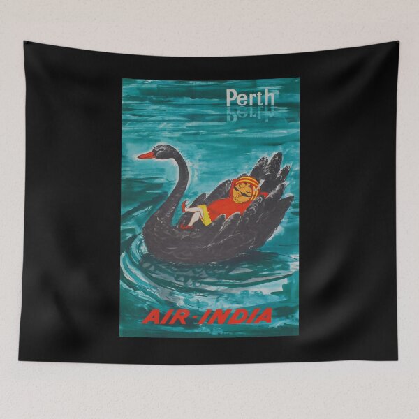 Item preview, Perth vintage travel poster designed and sold by stickart-marek.