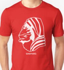 shepard mass effect shirts shirt redbubble wrex slim