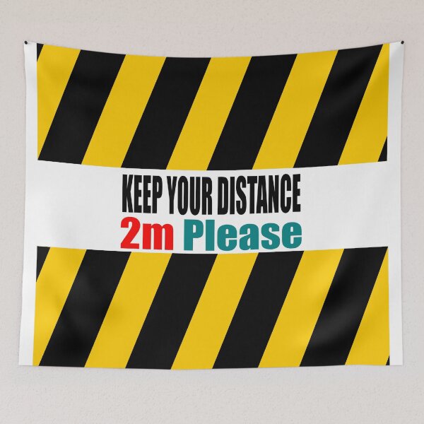 Item preview, keep your distance please, 2m designed and sold by stephenignacio.