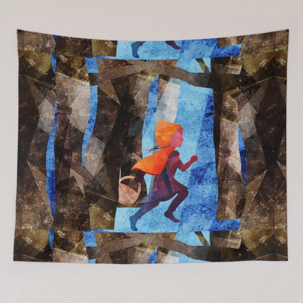 Item preview, red riding hood in the forest designed and sold by studioMoSa.
