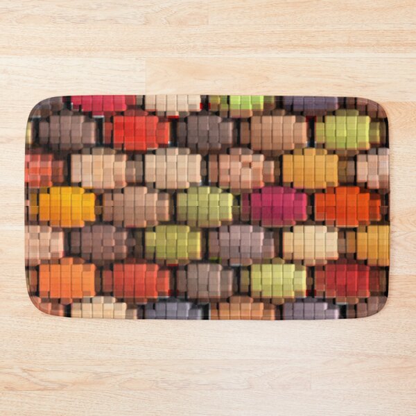 Item preview, MULTICOLOR HEXEGON VIDEO GAME STYLE PIXEL SHAPES  BY OZCUSHIONSTOO designed and sold by ozcushionstoo.