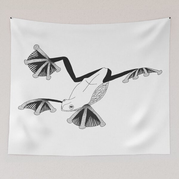 Item preview, Wallace's Flying Frog (ink illustrations of weird animals that are real) designed and sold by InkDier.