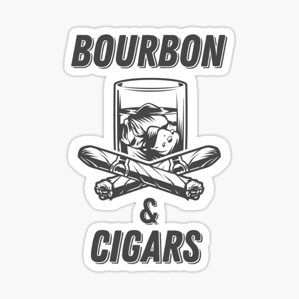 Item preview, Bourbon And Cigars designed and sold by kudostees.