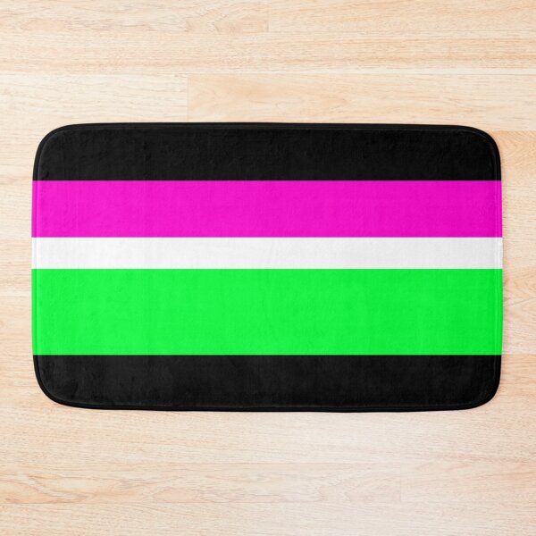 Item preview, BLACK AND NEON  PINK AND NEON GREEN  LICORICE ALLSORTS LOLLY | CANDY STRIPES  designed and sold by ozcushionstoo.