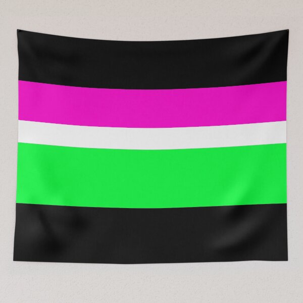 Item preview, BLACK AND NEON  PINK AND NEON GREEN  LICORICE ALLSORTS LOLLY | CANDY STRIPES  designed and sold by ozcushionstoo.