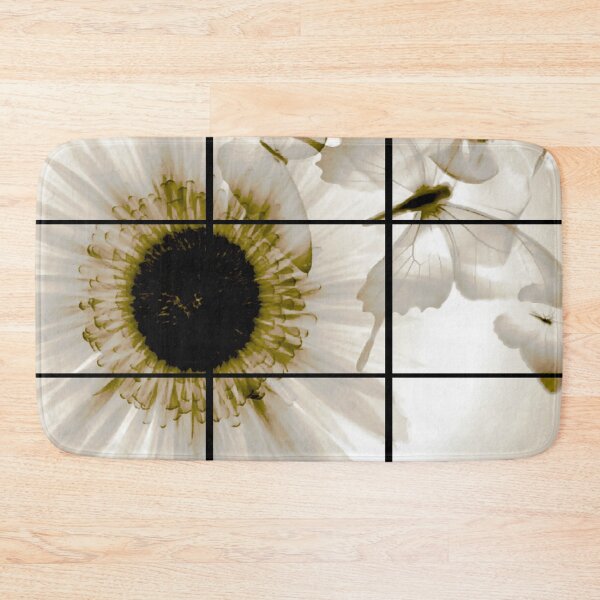 Item preview, transparent flower in  grey in frame. designed and sold by Robert Elfferich.