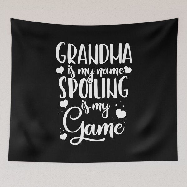 Item preview, Grandma Is My Name Spoiling Is My Game Gift designed and sold by haselshirt.
