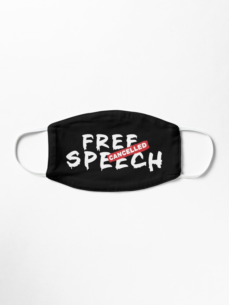 Masque Banksy Parody Quote Free Speech Canceled Censorship Graffiti Humide Sur Fond Noir Hd Haute Qualite En Ligne Par Iresist Redbubble