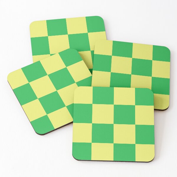 Item preview, Chequered Green Yellow Pattern designed and sold by zcabask.