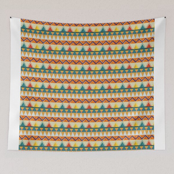 Item preview, African Kente Triangle Geometric Pattern designed and sold by 4U2NV-LDN.