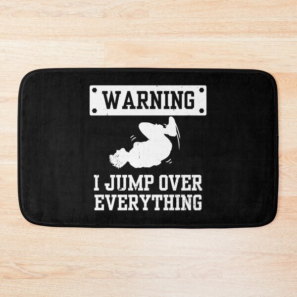 Item preview, Warning I Jump Over Everything Parkour Runner Gift designed and sold by haselshirt.