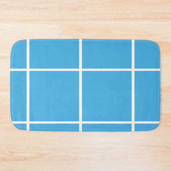 Item preview, Offset blue rectangle pattern designed and sold by zcabask.