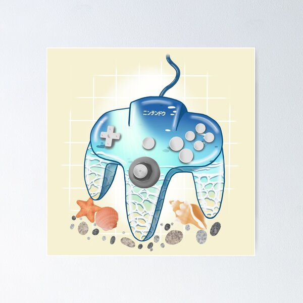 Affiche - Manette Nintendo 64 – Balance Ton Gaming