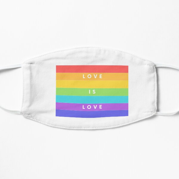 LOVE IS LOVE Flat Mask