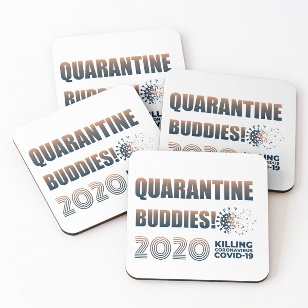 Item preview, quarantine buddies 2020 designed and sold by TopDesignArt.