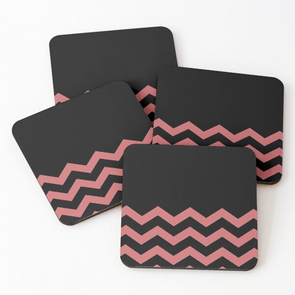 Item preview, CHEVRON DUSKY PINK AND BLACK DESIGN FOR DORM ROOMS AND BACK TO SCHOOL designed and sold by ozcushionstoo.