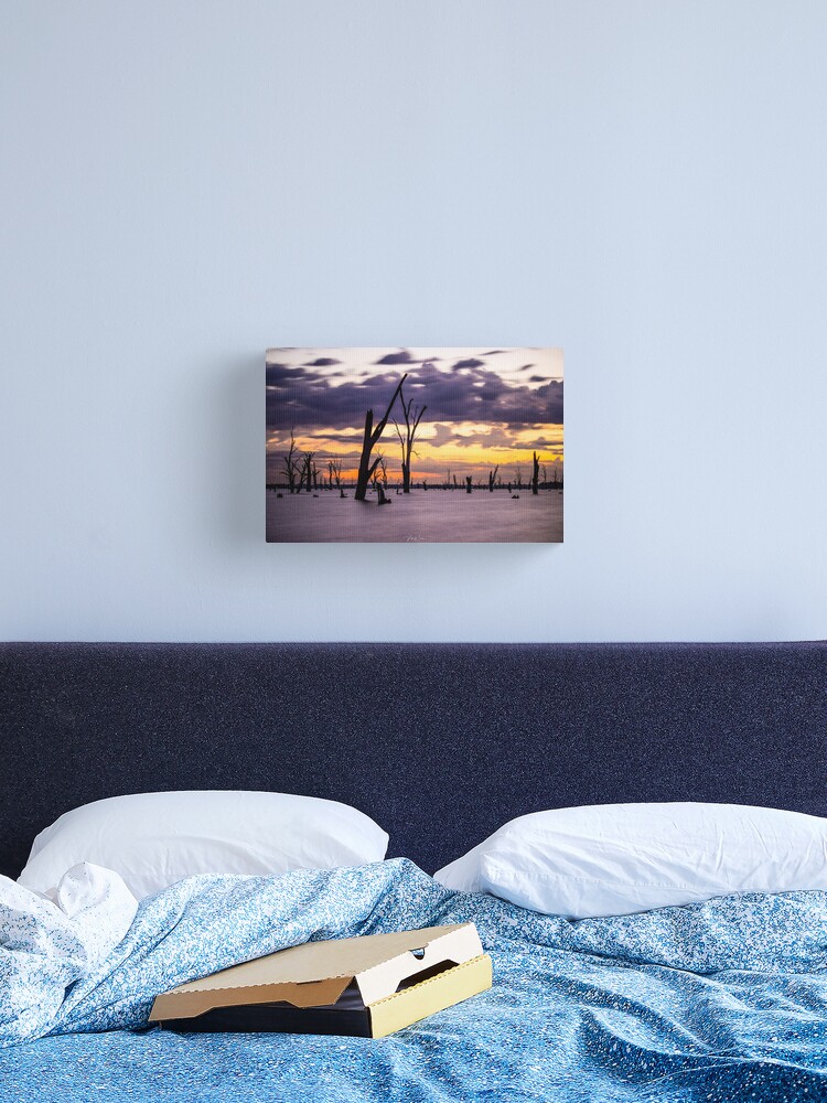 Thumbnail 2 of 3, Canvas Print, Lake Mulwala, Yarrawonga, Victoria, Australia designed and sold by VickiWalsh.