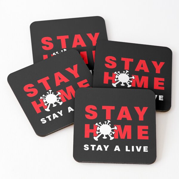 Item preview, Stay home stay safe designed and sold by TopDesignArt.