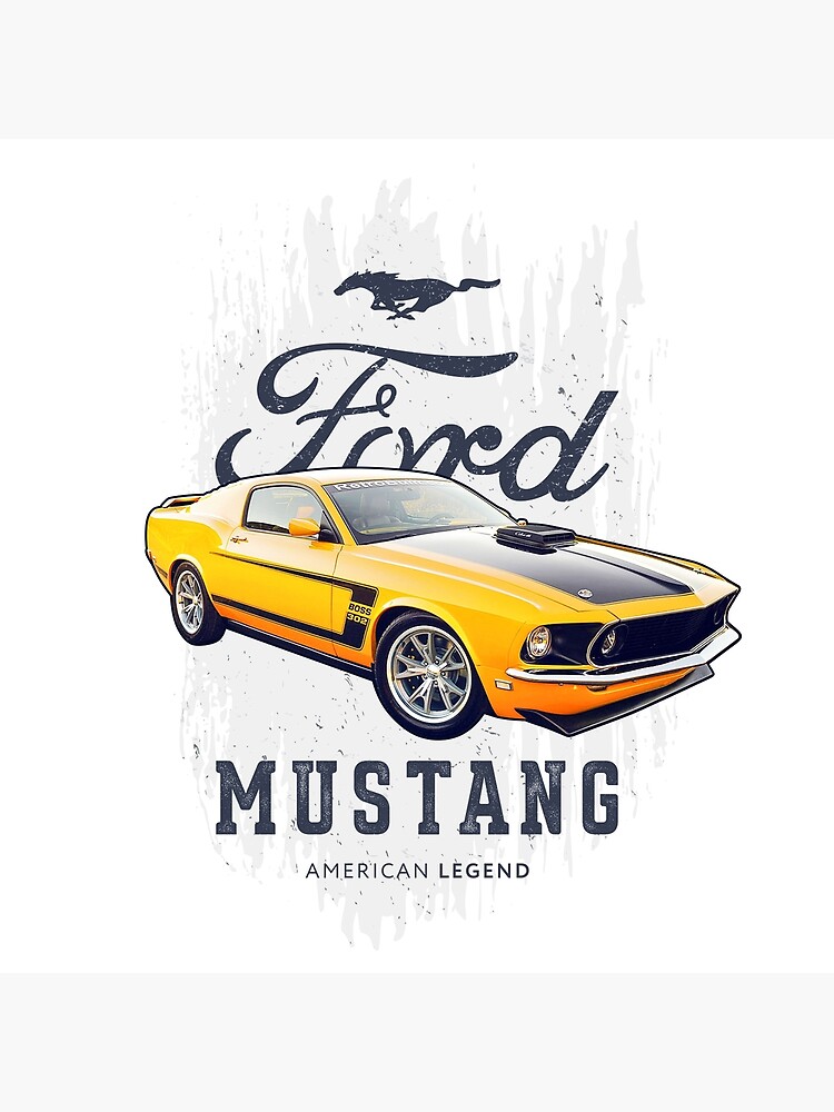 Ford mustang car Svinil | for old by | | Redbubble GT Sale muscle Poster school