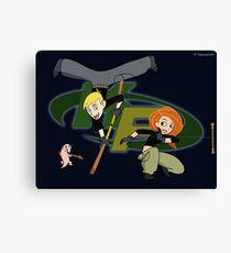 Kim Possible Flow Arts Canvas Print