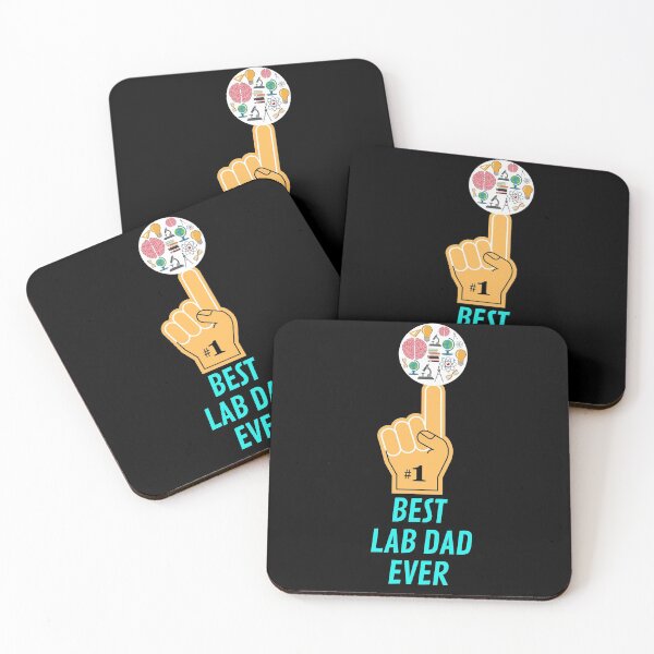 Item preview, BEST LAB DAD EVER FUNNY LAB DAD Medical Scientist   Microbiology designed and sold by Hippiesole.