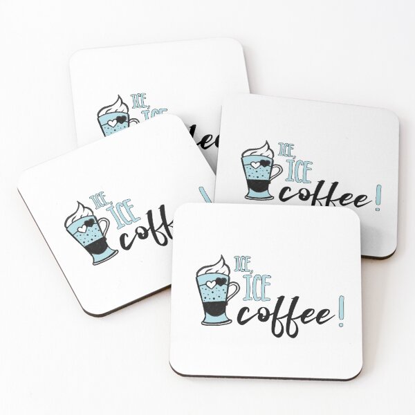 Item preview, Ice Ice Coffee designed and sold by MarinaBDesigns.