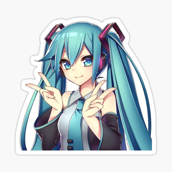 Hatsune Miku- Janpanese Anime Random Stickers - Depop