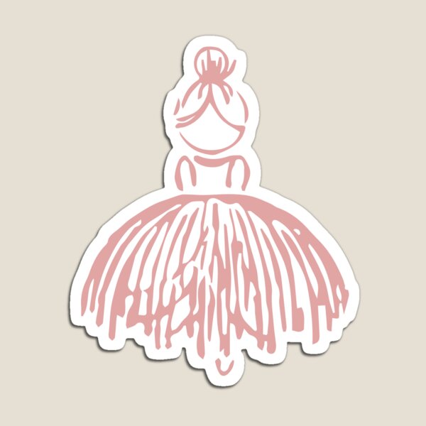 Ballet Pink Ballerina Magnet