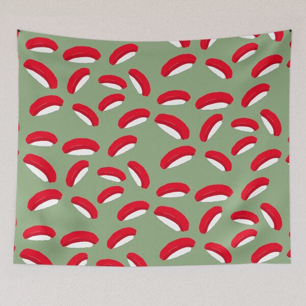 Item preview, Sushi Simple Minimal Pattern Japan Art Anime Food Logo designed and sold by Marinaaa010.