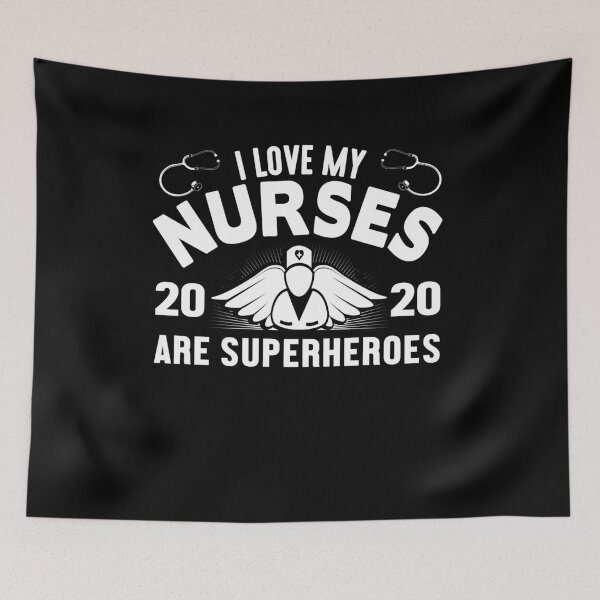 Item preview, I love nurses 2020 are superheroes shirt designed and sold by 26funy.