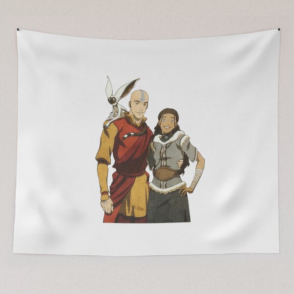 Artikelvorschau, Aang und Katara sind erwachsenes Paar und Momo entworfen und verkauft von Fan Service.