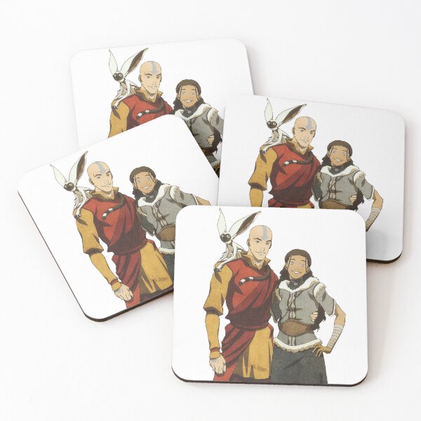 Artikelvorschau, Aang und Katara sind erwachsenes Paar und Momo entworfen und verkauft von Fan Service.