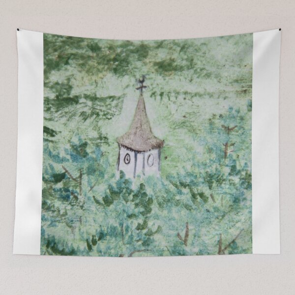 Item preview, Bell tower in the orchards designed and sold by EstelleRossetti.