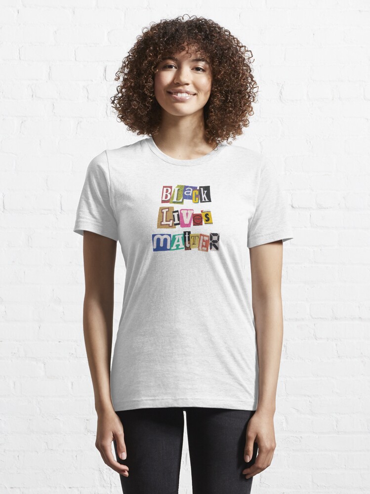 Alternate view of BLACK LIVES MATTER Essential T-Shirt